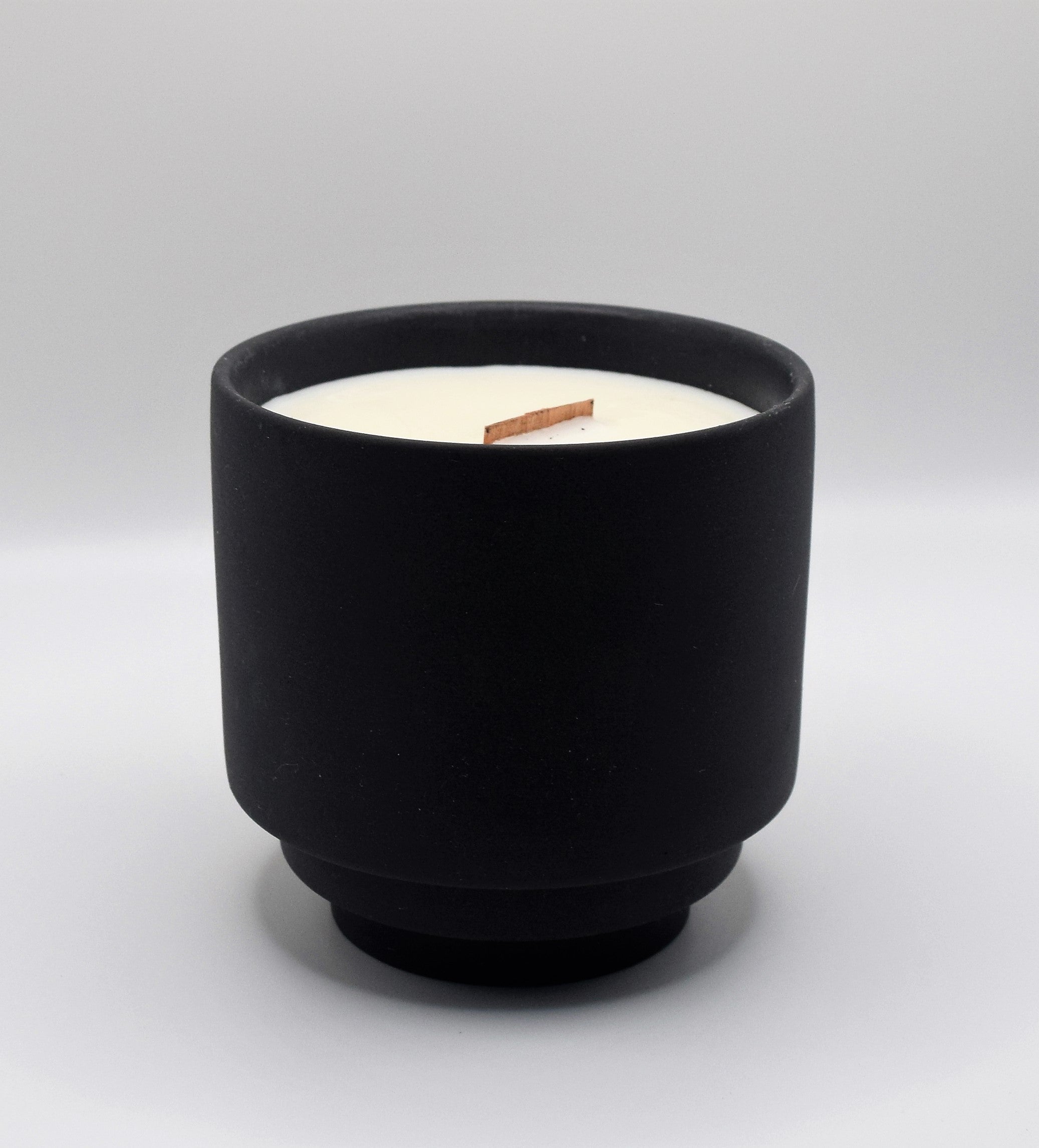 2-in-1 Flowerpot Candle - Dark Charcoal Gray