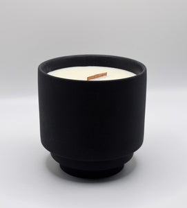 2-in-1 Flowerpot Candle - Dark Charcoal Gray