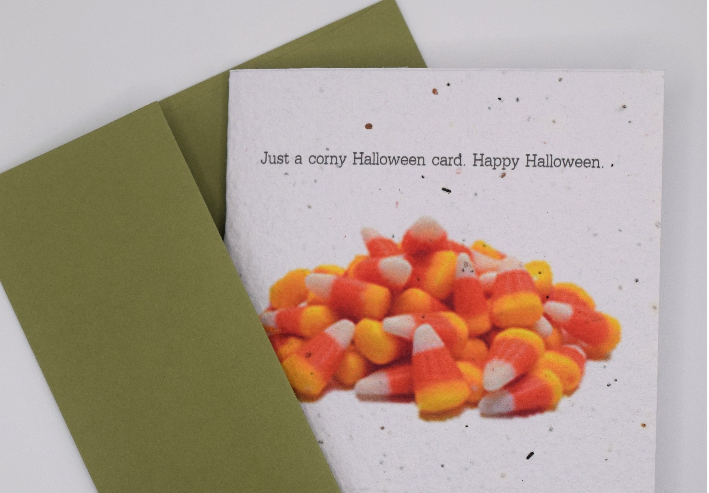 Just a corny Halloween card. Happy Halloween - Halloween Seed Paper Card